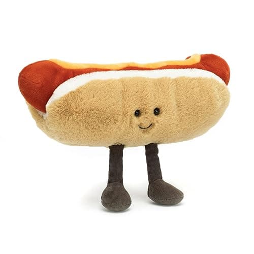 Jellycat Amuseables Hot Dog Stuffed Toy, 10 inches - Food Plush - Fun Gift Idea thumbnail 6