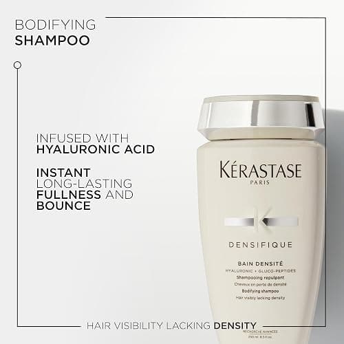 Kerastase Densifique Densité Shampoo – For Thinning Hair | Thickening and strengthening, removes build-up, hydrates, adds shine, hyaluronic acid, ceramides thumbnail 2