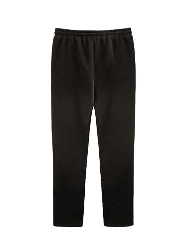 WDIRARA Men's Graphic Printed Stacked Sweatpants Flared Leg Y2K Drawstring Waisted Casual Jogger Pants with Pockets thumbnail 3