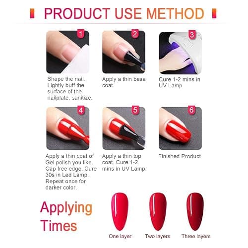 VENALISA Gel Nail Polish, 12ml Pure White Color Soak Off UV LED Nail Gel Polish Nail Art Starter Manicure Salon DIY at Home, 0.43 OZ thumbnail 9