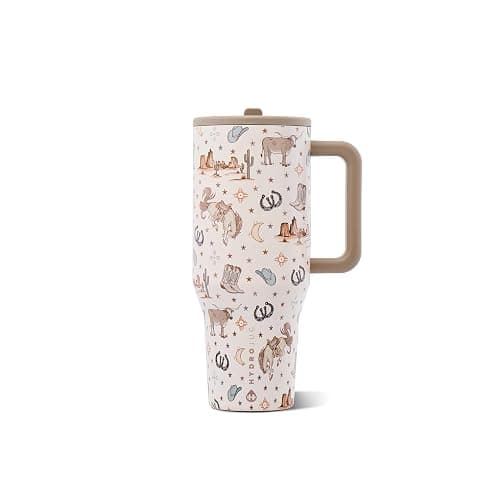 HydroJug Traveler 32oz, Insulated Tumbler with Handle & Straw, Mesa - Image 1