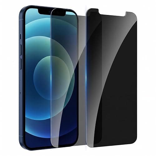 2-Pack Privacy Screen Protector for iPhone 16/16 Pro/iPhone 16 Plus/iPhone 16 Pro Max, Anti-Scratch, Touch Sensitive, No Bubbles, Easy to Install (iPhone 16 plus) - Image 1