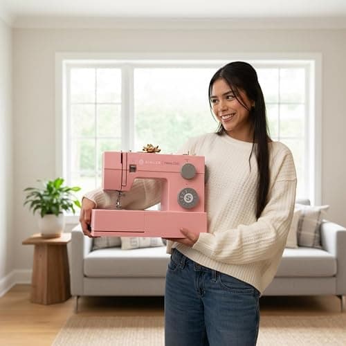 SINGER® Heavy Duty 4411 (Pink) High Speed Sewing Machine + Accessories | 11 Built-In Stitches Deliver 69 Stitch Applications | 60% More Power, 1100 Stitches/Min | Metal Frame, 4-Step Buttonhole thumbnail 2