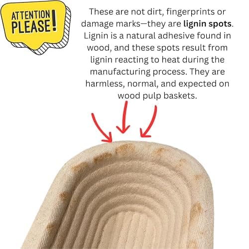 Bulka Small Oval 500g Banneton Bread Proofing Basket Pressed Wood Pulp Brotform - Plane Non-Stick Batard Sourdough Banneton Basket, Made in Germany. thumbnail 5