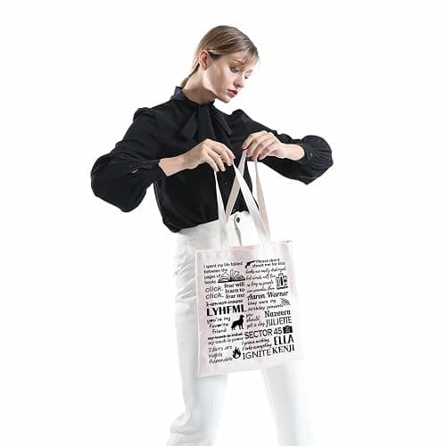 MNIGIU Series Book Tote Bag Book Fandom Gift Book Lover Gift Bookish Merch thumbnail 4