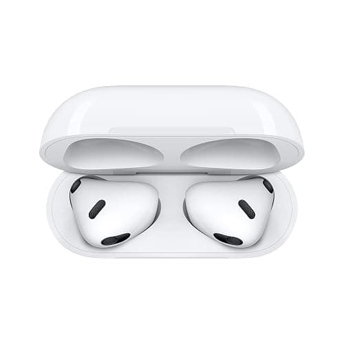Apple AirPods (3rd Generation) Wireless Ear Buds, Bluetooth Headphones, Personalized Spatial Audio, Sweat and Water Resistant, Lightning Charging Case Included, Up to 30 Hours of Battery Life thumbnail 5