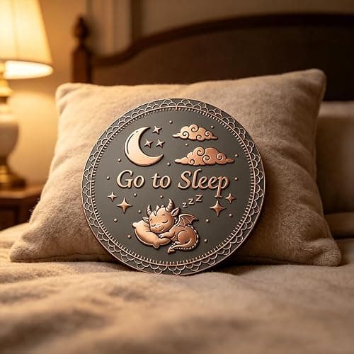 Funny Destiny Flip Coins GO to Bed Decision Coin One More Chapter Double-Sided Decision Coin Flip Coin for Game Book Lover Reader Teenager Men Women Birthday thumbnail 2