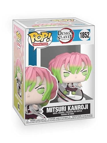 Epic Collectibles Pop Anime: Demonslayer - Mitsuri Kanroji in Attack Stance Vinyl Figure Included with Box Protector Compatible for Funko - Image 1