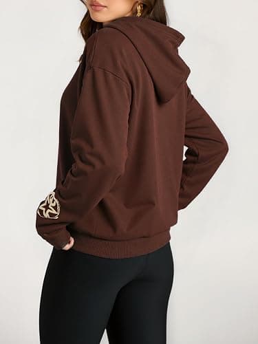 EMMIOL Balaclava Oversized Full Zip Hoodie With Built-In Wind Proof Mask Long Sleeve Pullover Sweatshirt With Pocket thumbnail 4
