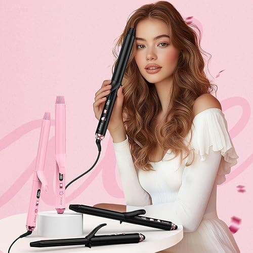 Farery Long Barrel Curling Iron 3/4 Inch, Extra Long Curling Iron for Tight Curls, Ceramic Curling Wand Infused Argan Oil & Keratin, Long Lasting, 11 Adjustable Temp, Include Clips & Silicone Pad thumbnail 7