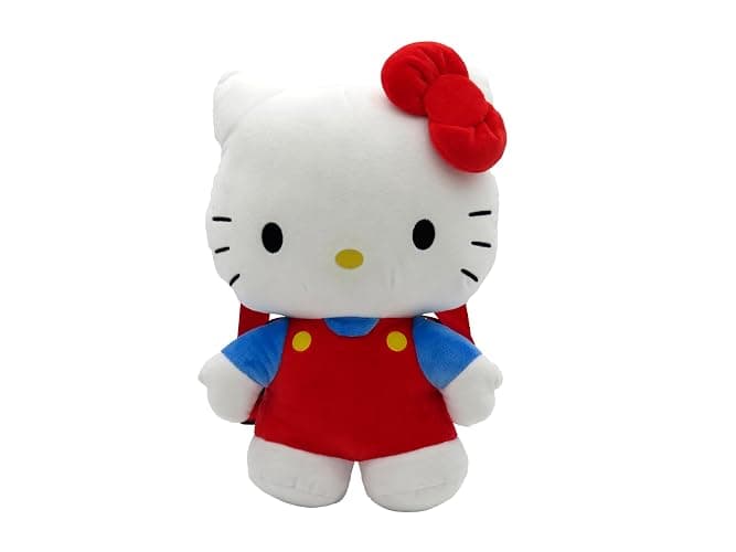 CYPBRANDS Hello Kitty Sanrio Backpack Plush Bags Figure Hello Kitty White Official Product White Estandar Casual - Image 1