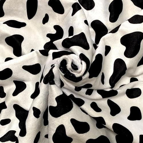 Baby Blanket for Boys Girls Super Soft Double Layer Minky with Dotted Backing Cute Cow Crib Receiving Blanket Bed Throws for Newborns Nursery Stroller Toddler 30 x 40 Inch (Black White Cow) thumbnail 5