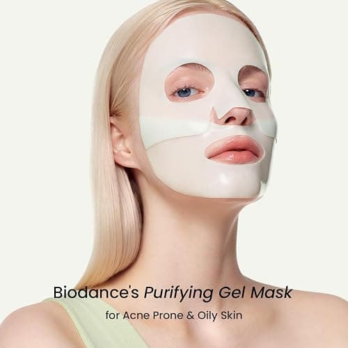 BIODANCE Refreshing Sea kelp Real Deep Mask, Overnight Hydrogel Mask, Calming, Oil & Sebum Control, Blemish Care, Korean Skin Care, Valentines Day Gifts for Her | 1.19oz(34g) x 4ea thumbnail 3