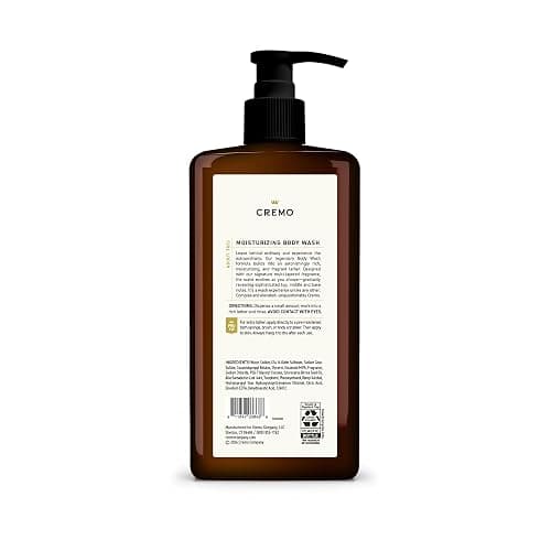 Cremo Rich-Lathering Spice & Black Vanilla Body Wash for Men, Notes of Spices, Dark Woods and Black Vanilla, 32 Fl Oz thumbnail 7