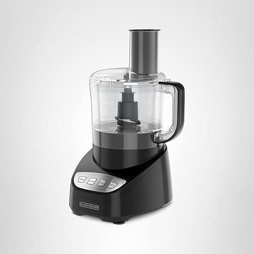 BLACK+DECKER Food Processor and Vegetable Chopper, Stainless Steel Blade, 8-Cup Capacity, 450W Power with Attachments to Grate, Shred, Slice, Mince, Grind, and Puree thumbnail 11