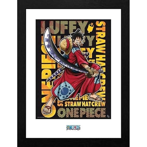 ABYSTYLE GBEye ONE PIECE Luffy at Wano Artwork Framed Print - Image 1
