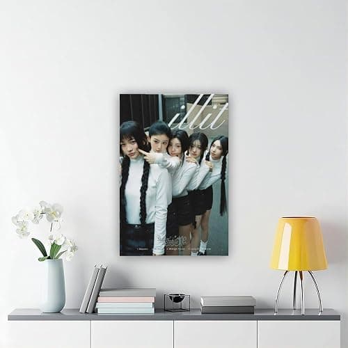SMART COLOR ILLIT FAN ART7 Canvas Poster Wall Art Decor Print Picture Paintings for Living Room Bedroom Decoration 8" L X 12" W thumbnail 6