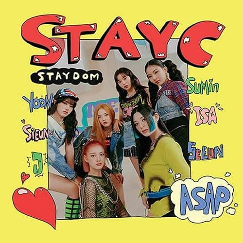 K-POP STAYC 2nd Single Album [STAYDOM] CD+72p P.Book+P.Card+Postcard+Fragrance Card+Sticker Sealed - Image 1