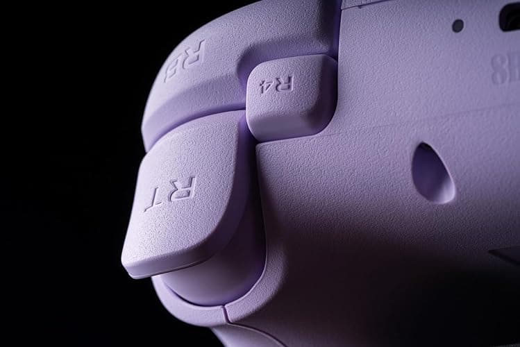 8BitDo Ultimate 2C Wireless Controller for Windows PC and Android, with 1000 Hz Polling Rate, Hall Effect Joysticks and Triggers, and Remappable L4/R4 Bumpers (Purple) thumbnail 5