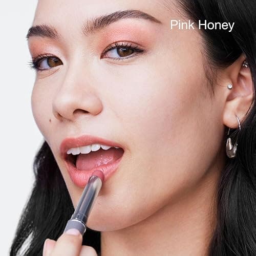 Clinique Almost Lipstick Tinted Lip Balm in 3 Iconic Shades Black Honey, Pink, and Nude Honey | Sheer + Lightweight thumbnail 4