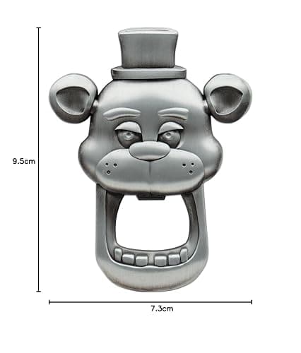 Five Nights at Freddy's Metal Magnetic Bottle Opener – Heavy Duty Video Game Merchandise, Durable Bar Tool for Kitchen, Home & Gifts thumbnail 3