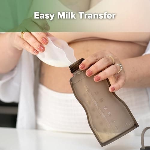 haakaa Petal Soft Silicone Milk Collector for Breastfeeding - 2PCS | Discreet Leak-Protection Breast Milk Saver, Reusable Breast Shells Milk Collection Cup for Breastfeeding with Cleaning Brush thumbnail 2