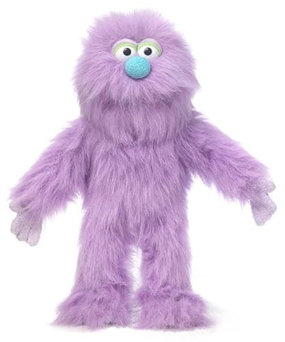 14" Purple Monster, Hand Puppet - Image 1