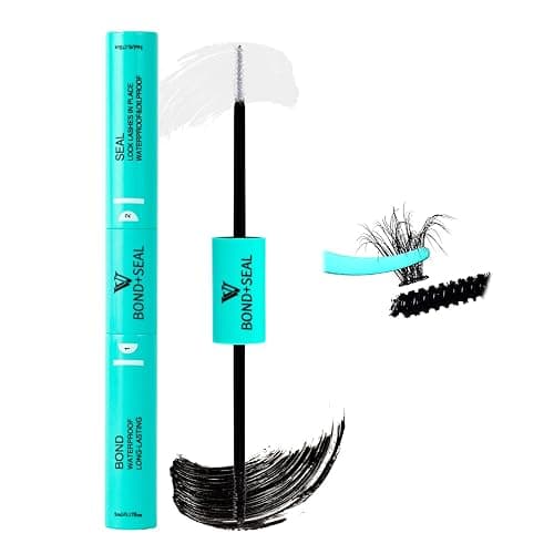 VAVALASH Lash Bond and Seal Waterproof Lash Glue 2 in 1 Long Lasting Lash Clusters Bond for Eyelash Extensions Strong Hold Waterproof Adhesive and Sealant DIY Lash Extension Glue - Image 1