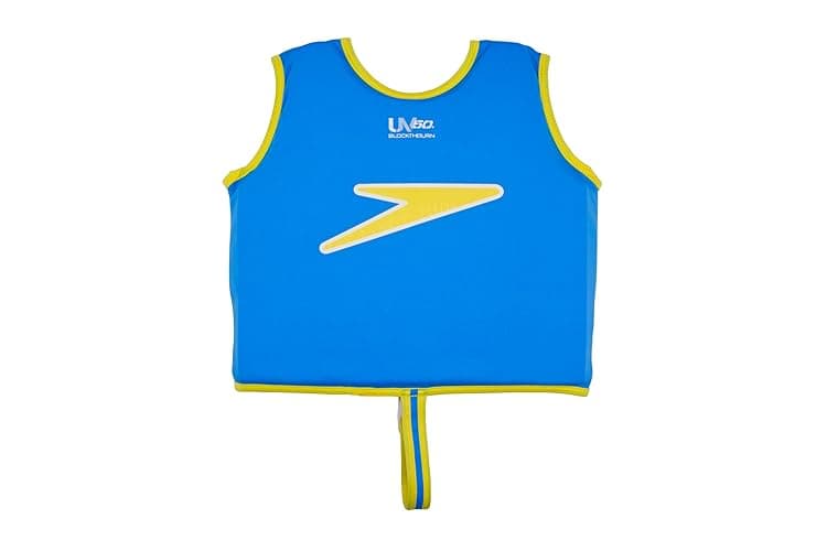 Speedo Kids' Begin to Swim Flotation Classic Life Vest UPF 50 - Medium - Bondi Blue/Fake Green thumbnail 2