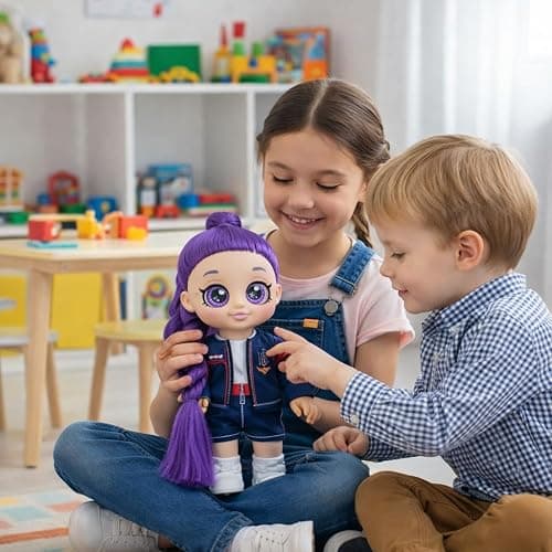 FUFUFA 26CM Singing Doll with 5D Eyes, Fashion Character Doll For Doll Fans, Birthday Gifts thumbnail 7