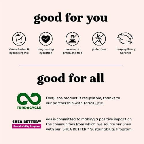 eos Shea Better Hand Cream - Coconut Hand Lotion and Skin Care | Instant Hydration + Lasting Protection | 2.5 oz thumbnail 6