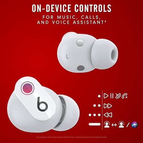Beats Studio Buds with AppleCare+ for Headphones (2 Years) - White thumbnail 7