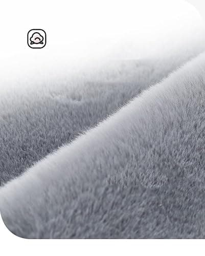 Home Decor Carpet Living Room Soft Fluffy Plush Rugs Children Bedroom Mat Non-Slip Carpet Gray,Light Pink,40x60cm 15.7x23.6in thumbnail 4