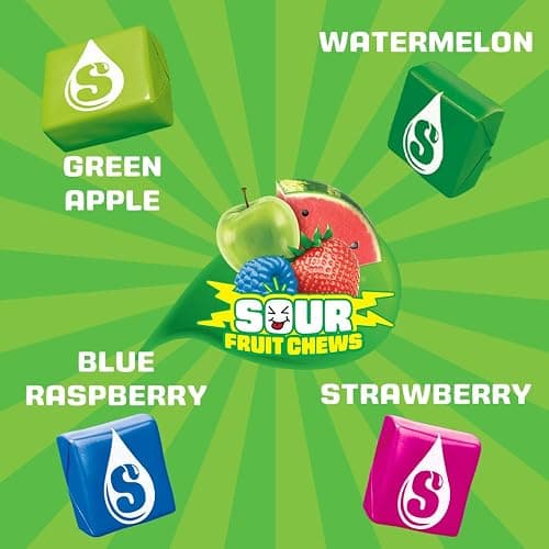 STARBURST Sour Chewy Candy Individually Wrapped Fruit Chew, Sharing Size, 15.6 Oz Resealable Bag thumbnail 6