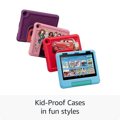 Amazon Fire HD 8 Kids tablet (newest model), ages 3-7. With bright 8" HD screen. Includes ad-free and exclusive content, parental controls and 13-hr battery, 32GB, Blue thumbnail 6