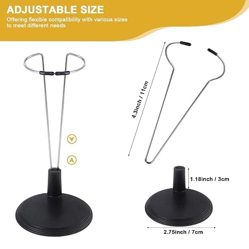 MingQiEven Lightstick Stand 2 Pack Black Holder for Official Lightsticks Fits Complicable withStray Kids|Enhypen|Ateez|Twice|Kpop thumbnail 3