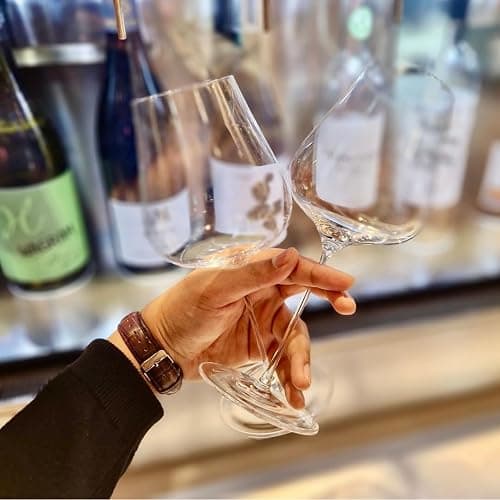 Red Wine Glasses Set of 4 - Ultra Light & Thin Hand-Blown Crystal Glasses 685ml - Long Stem Tulip Design for Cabernet Merlot Bordeaux - Inspired by Italian Design - Luxury Glassware for Aroma thumbnail 8