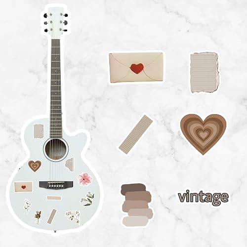120Pcs Vintage Stickers, Waterproof Scrapbook Aesthetic Sticker, Daily Planner, Water Bottles, Handbook Junk Diary Stickers Teens Adults, Scrapbooking Supplies for DIY Paper Crafts thumbnail 5