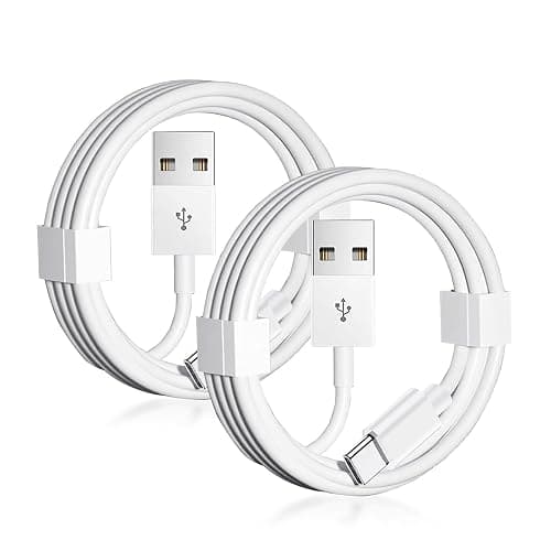 2-Pack 1.5FT Short Car Carplay Cable for iPhone 17 15 16 /Air/ Pro Max, USB A to USB C for Carplay for iPhone USB Cord, Car Charger for iPhone 17 Air Charging Cable, iPad Pro, iPad Car Charger Cord - Image 1