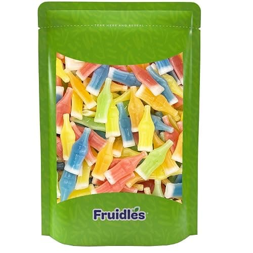 Fruidles Original Wax Bottles Candy Drinks, Liquid Filled Mini Drinks, Party Favorite Treats (Half Pound) thumbnail 3