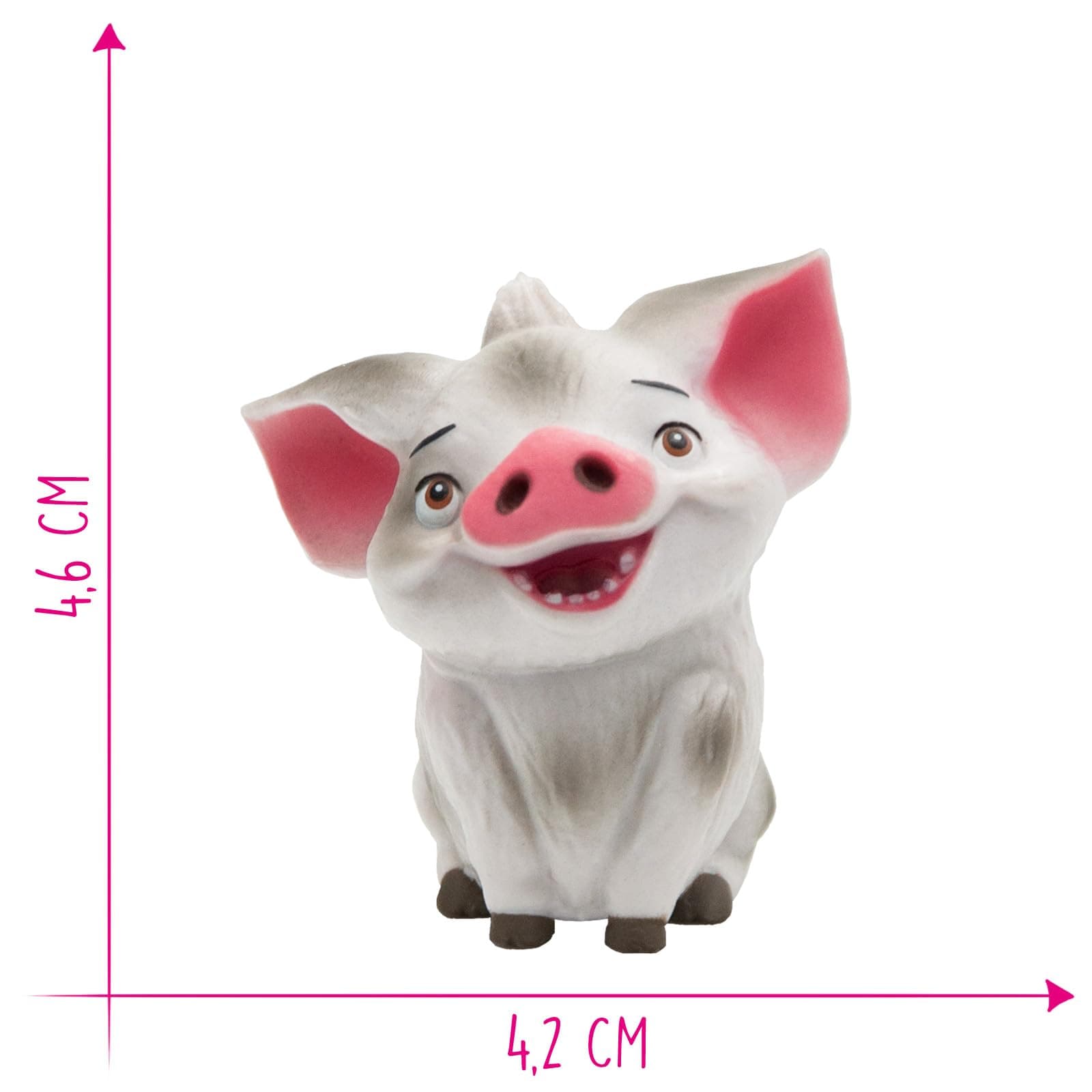 Bullyland 13187 - Play Figure, Walt Disney Vaiana, Pig Pua, Approx. 4.5 cm, Ideal as Cake Figure, Detailed, PVC-Free, Great Gift for Kids to Play Imaginatively thumbnail 2