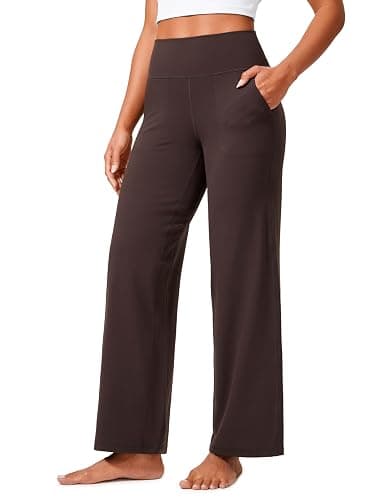 CRZ YOGA Butterlift Wide Leg Pants Pockets 29"/31"/33" - High Waisted Yoga Lounge Buttery Soft Comfy Casual Womens - Image 1
