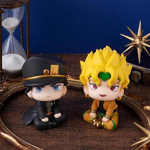 QAHEART Anime JJBA Look Up Figure Jotaro Action Figure Brando Figure Statues Anime Adventure Action Figurine Collectibles 3.94IN thumbnail 2
