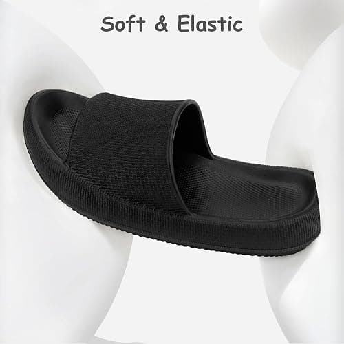 Cubufly Cloud Slides for Kids丨Boys Girls Shower Slippers Slip on Sandals丨Non-Slip Open Toe Pillow Slippers Sandals丨Quick Drying Summer Beach Pool Shoes thumbnail 7