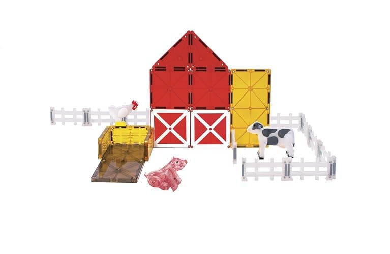 MAGNA-TILES Farm Animals 25-Piece Magnetic Construction Set, The ORIGINAL Magnetic Building Brand thumbnail 6