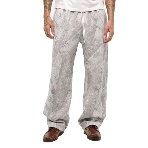Baggy Camo Sweatpants Men Workout Camoflash Pants for Men Causal Lounge Army Fatigue Pants Baggy Camouflage - Image 1