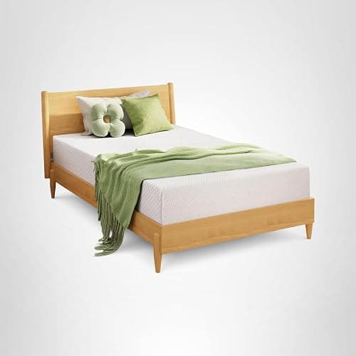 EGOHOME Full Size Memory Foam Mattress, 10 Inch Bed Mattress in a Box with Cooling Green Tea Gel, Relieve Pressure with Medium Firm Support, CertiPUR-US Certified, 75''L x 54''W, White thumbnail 9