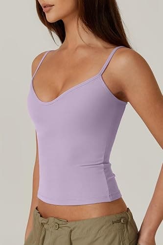 QINSEN Womens Spaghetti Strap Sweetheart Neck Sleeveless Top Slim Fit Going Out Camisole Basic Top thumbnail 4