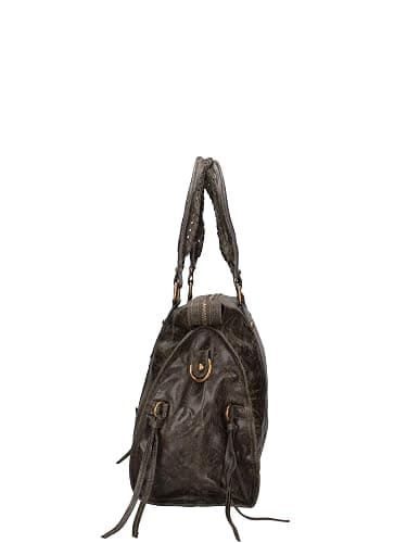 Gave Lux, Damen-Schultertasche aus echtem Wildleder. Handgefertigtes Produkt. Hergestellt in Italien, GLX220609023FBG, helles Leder, 41 x 28 x 13 cm thumbnail 3