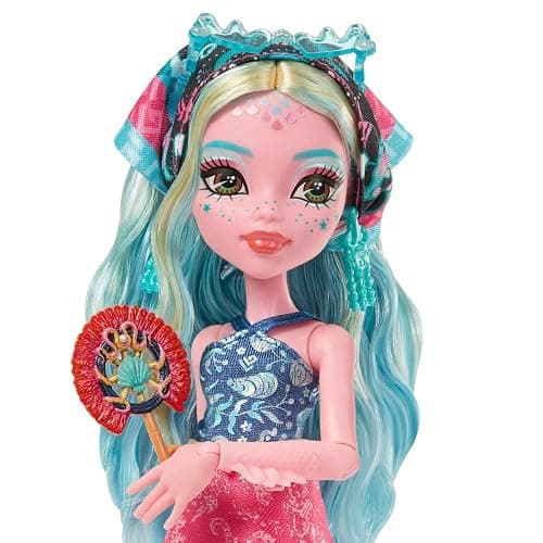 Monster High Skulltimate Secrets Lagoona Blue Doll and Accessories Set, Destination: Gore-geous Oasis with Suitcase and 19+ Surprises like Clothes, JDR51 thumbnail 3